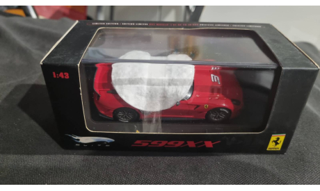 Ferrari 599xx 1:43 Hot Wheels Elite, масштабная модель, scale43