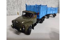 Зил ММЗ 554м сельхозник с прицепом ГКБ, масштабная модель, DiP Models, scale43