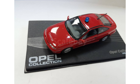 Opel Calibra Feuerwehr, масштабная модель, Altaya, scale43