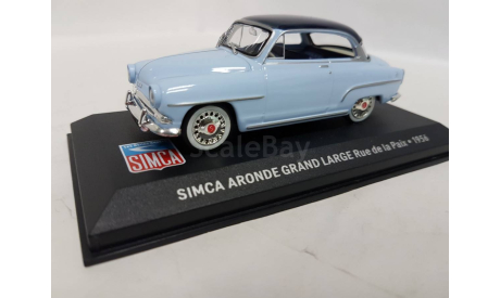 Simca Aronde Grand Large 1956, масштабная модель, Altaya, scale43