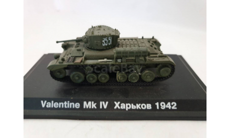 Valentine, журнальная серия Танки Мира 1:72, scale72