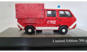 Volkswagen T3a Doppelcabine ’Feuerwehr’, масштабная модель, Premium Classixxs, scale43