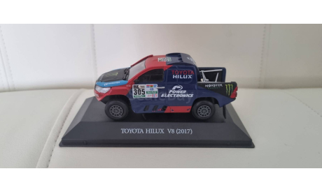 Toyota HiLux V8 2017, масштабная модель, Altaya, scale43