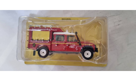 LAND ROVER - DEFENDER 130 PICK-UP Пожарный, масштабная модель, Edicola, scale43