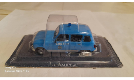 Renault 4L garda, журнальная серия Полицейские машины мира (DeAgostini), scale43