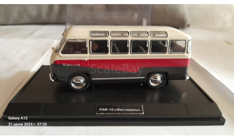 РАФ-10 «Фестиваль»,, журнальная серия Автолегенды СССР (DeAgostini), scale43