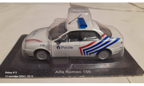 Alfa Romeo 156, журнальная серия Полицейские машины мира (DeAgostini), scale43