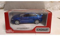 Mitsubishi Lancer Evolution X, масштабная модель, ​Kinsmart, scale43