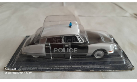 Citroen DS21, журнальная серия Полицейские машины мира (DeAgostini), Citroën, 1:43, 1/43