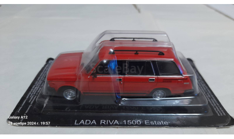 LADA RIVA 1500 ESTATE красный, журнальная серия Автолегенды СССР (DeAgostini), scale43, ВАЗ