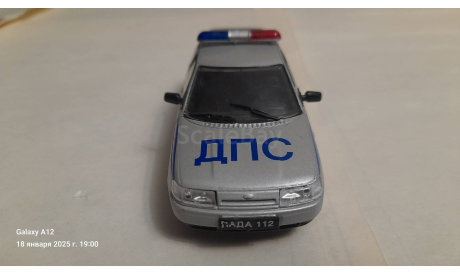 ВАЗ-2112 ДПС, журнальная серия Автомобиль на службе (DeAgostini), scale43