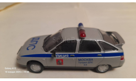 ВАЗ-2112 ДПС, журнальная серия Автомобиль на службе (DeAgostini), scale43