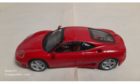 360 Modena, журнальная серия Ferrari Collection (GeFabbri), Eaglemoss (Джи Фаббри), scale43