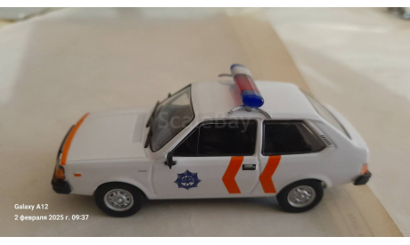 Volvo 343, журнальная серия Полицейские машины мира (DeAgostini), scale43