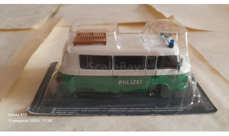 Barkas B1000, журнальная серия Полицейские машины мира (DeAgostini), scale43