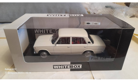 FIAT 124, масштабная модель, WhiteBox, 1:24, 1/24