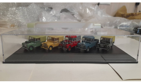 ​Набор  автомобилей Land Rover, масштабная модель, Oxford Diecast, scale72