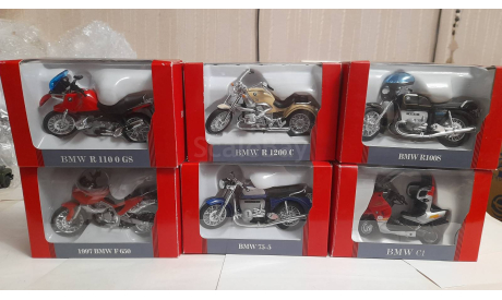 Мотоциклы BMW, масштабная модель мотоцикла, Welly, scale18