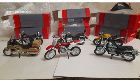 Мотоциклы Honda, масштабная модель мотоцикла, Welly, scale18
