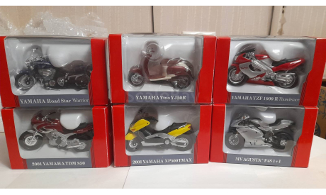 Мотоциклы Yamaha, масштабная модель мотоцикла, Welly, scale18
