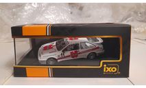 Ford Sierra RS Cosworth №11, бело-красный, масштабная модель, IXO, scale43