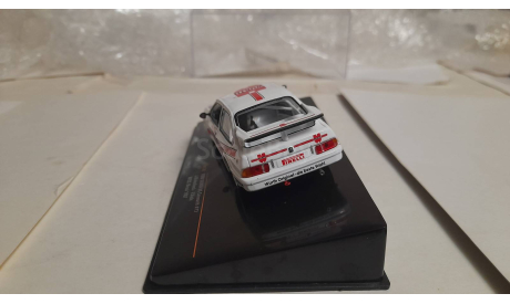 Ford Sierra RS Cosworth №11, бело-красный, масштабная модель, IXO, scale43