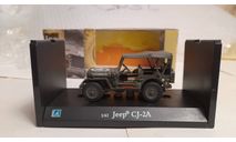 Jeep CJ-2A, масштабная модель, Cararama, scale43