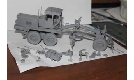 Автогрейдер, сборная модель автомобиля, scale43, ДЗ-98 А