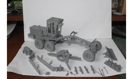 Автогрейдер, сборная модель автомобиля, scale43, ДЗ-98 В