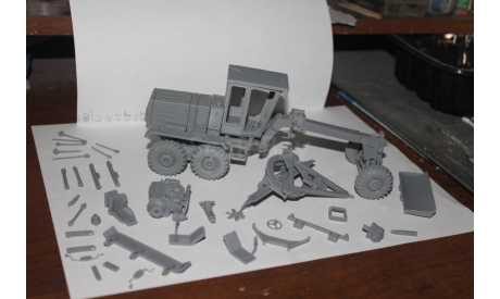Автогрейдер ГС 14.02, сборная модель автомобиля, scale43