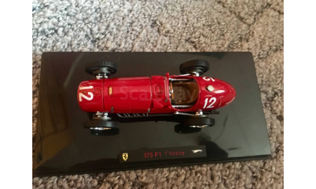 F1 Ferrari 375, масштабная модель, Mattel Hot Wheels, scale43