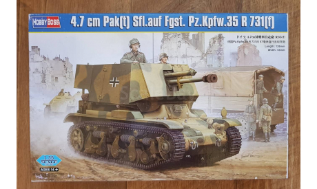 83807 1/35 4.7 cm Pak(t) Sfl.auf Fgst. Pz.Kpfw.35 R 731(f), сборные модели бронетехники, танков, бтт, Hobby Boss, 1:35