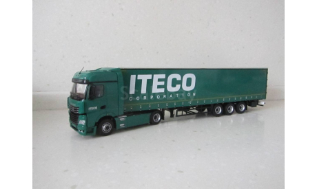 КАМАЗ-54901 с полуприцепом НЕФАЗ-93341 Iteco, масштабная модель, ПАО Камаз, scale43