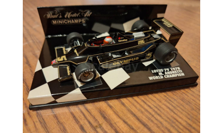 1/43 Minichamps F1 Lotus 79 Andretti 1978 World champion, масштабная модель, scale43