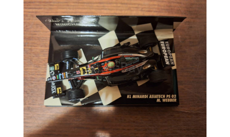 1/43 Minichamps F1 Minardi РS02 Wеbbеr 2002, масштабная модель, scale43