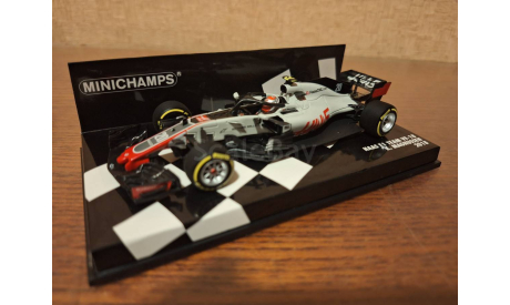 1/43 Minichamps Haas F1 Team VF-18 Magnussen 2018, масштабная модель, scale43