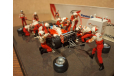 1/43 Minichamps F1 Toyota Racing TF102 Salo 2002 Pit stop diorama, масштабная модель, scale43