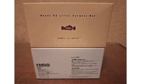 1/43 Ebbro F1 Honda RA302 Schlesser 1968, масштабная модель, scale43