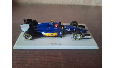 1/43 F1 Spark Sauber C34 Ferrari Nasr 2015, масштабная модель, Minichamps, scale43