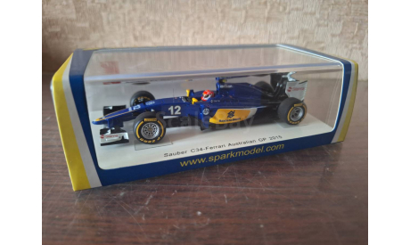 1/43 F1 Spark Sauber C34 Ferrari Nasr 2015, масштабная модель, Minichamps, scale43