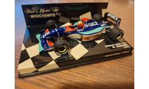 1/43 Minichamps F1 Jordan Hart 192 Gugelnin 1992, масштабная модель, scale43