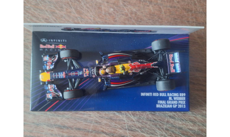 1/43 F1 Minichamps Red Bull RB9 Webber 2013 Final Grand Prix, масштабная модель, scale43