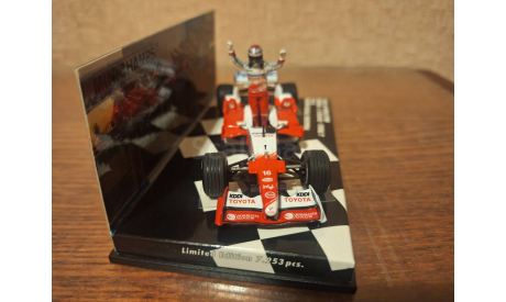 1/43 Minichamps F1 Toyota TF105 Trulli 2005, масштабная модель, scale43