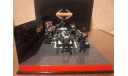 1/43 Minichamps F1 McLaren MP 4/14 Hakkinen Pit stop diorama, масштабная модель, scale43