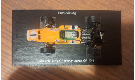 1/43 Spark F1 McLaren M7A Hulme 1968, масштабная модель, scale43