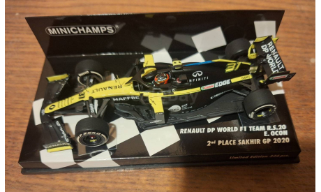 1/43 Minichamps F1 Renault R.S.20 Ocon 2020, масштабная модель, scale43