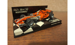 1/43 Minichamps F1 Spyker MF1 Racing M16 Toyota Monteiro 2006