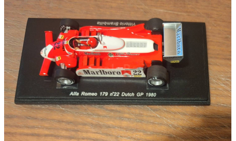 1/43 Spark F1 Alfa Romeo 179 Brambilla 1980, масштабная модель, scale43