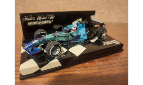 1/43 Minichamps F1 Honda RA107 Barrichello 2007, масштабная модель, scale43