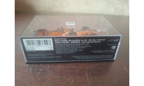 1/43 Minichamps F1 Spyker F8-VII Sutil 2007, масштабная модель, scale43